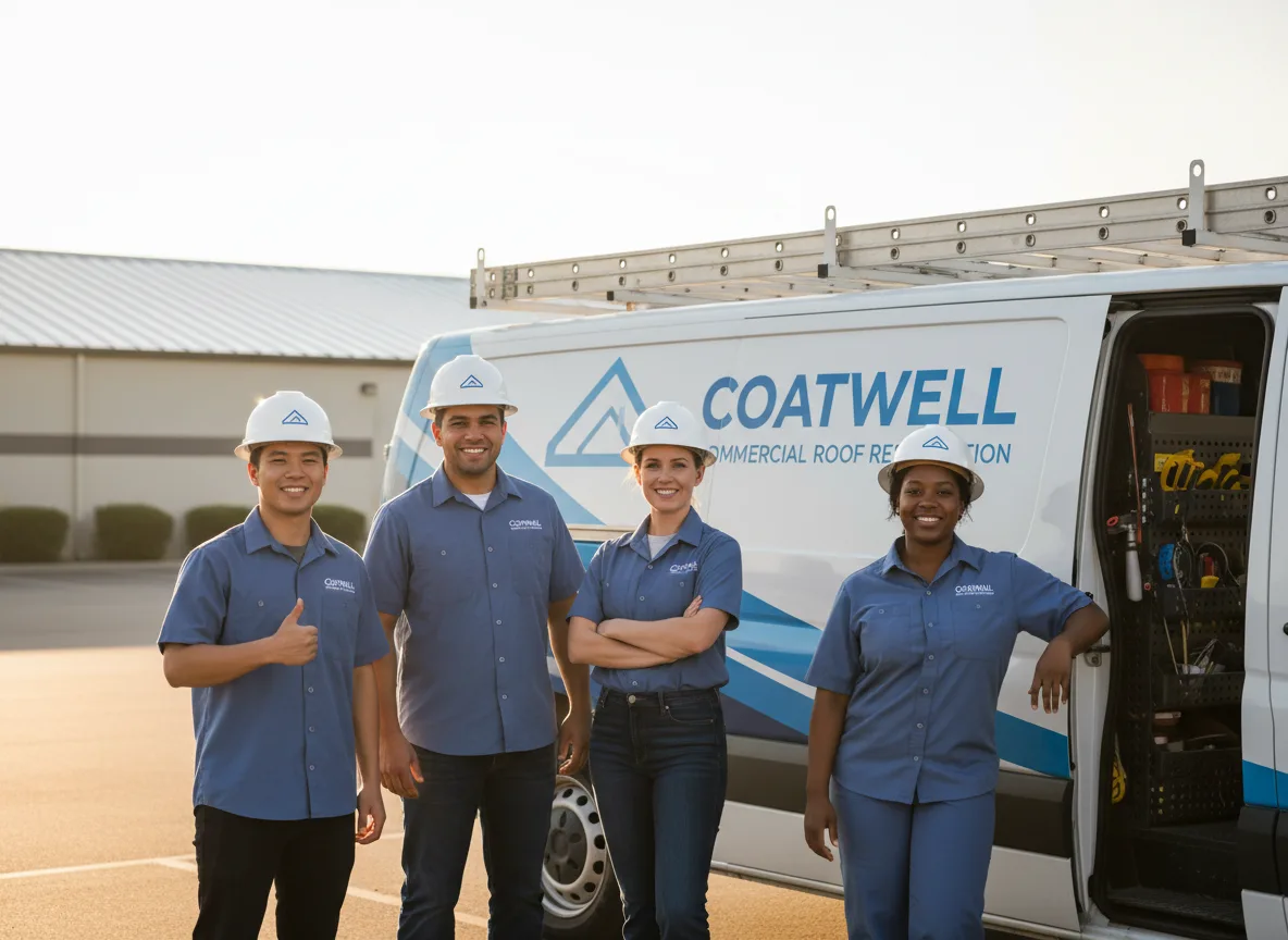 Commercial roof coating company in Wilson, KS